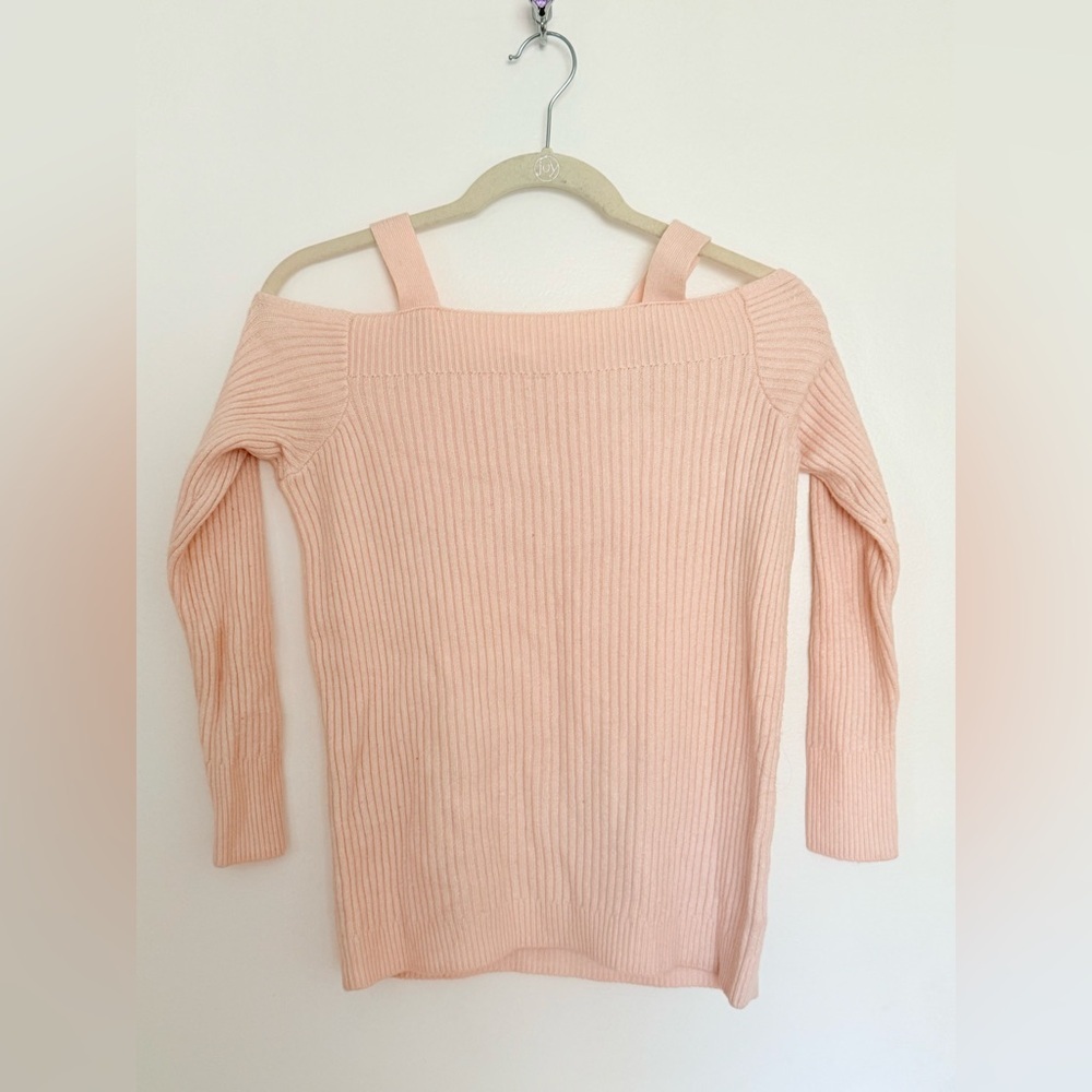 Blush Off-Shoulder Sweater